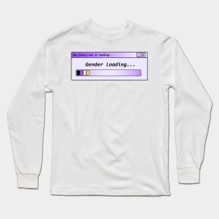 gender loading/ non binary Long Sleeve T-Shirt